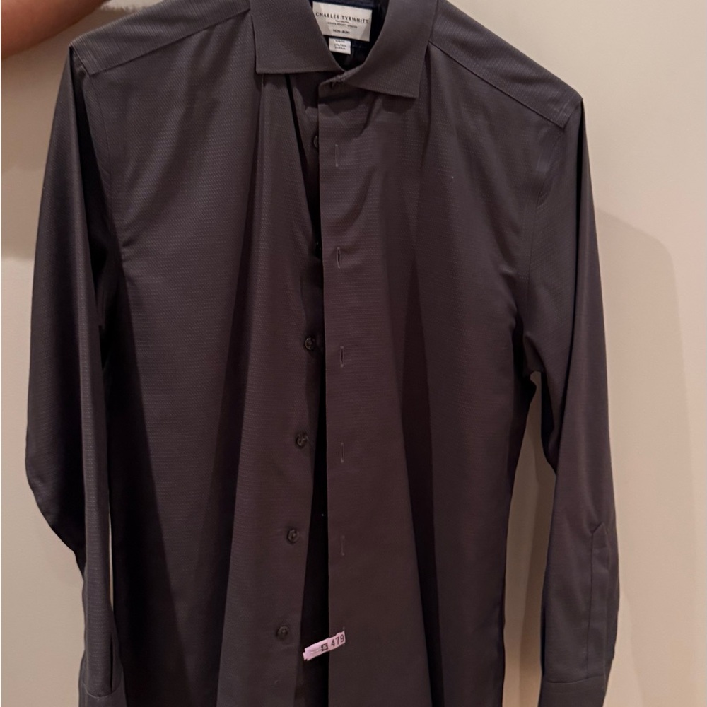 Charles Tyrwhitt Dark Gray Dress Shirt